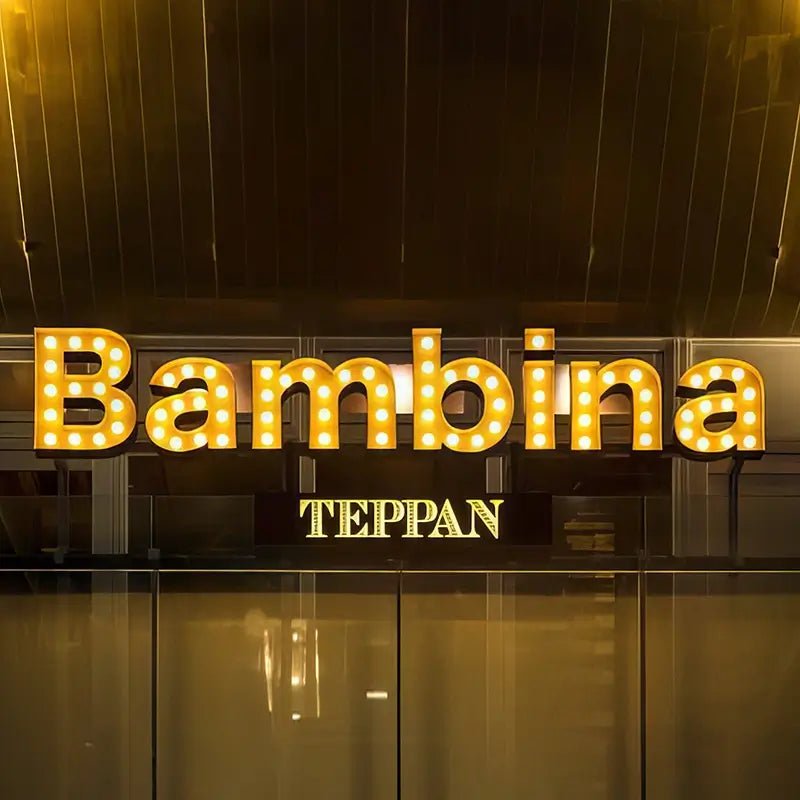 Custom 3D marquee letters for shop and business signs
