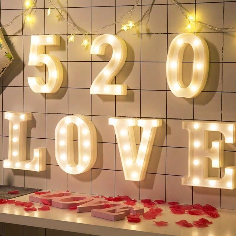 Romantic wedding lights
