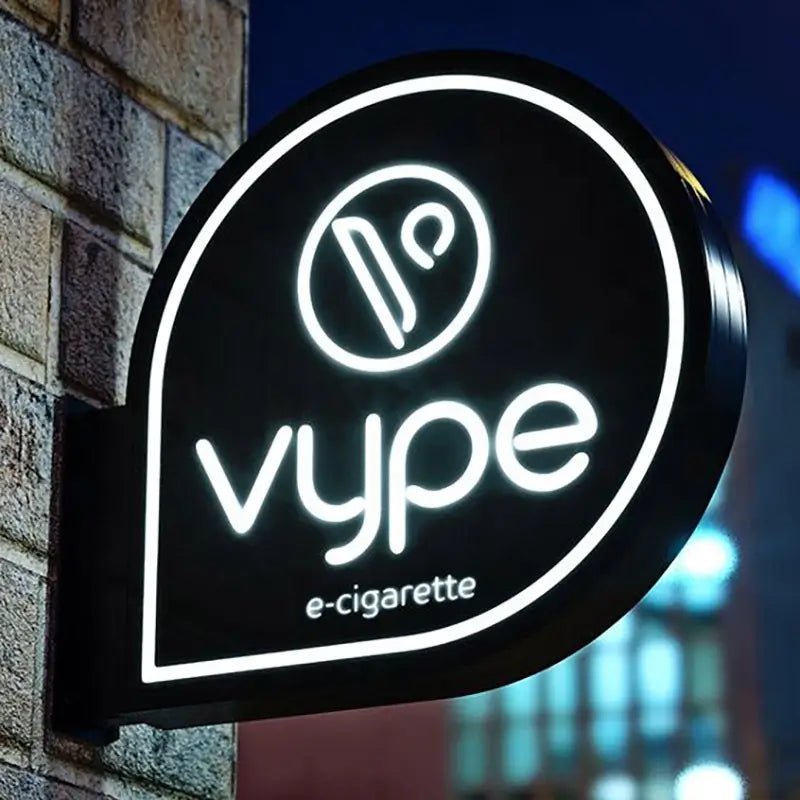 coffee shop led illuminated projecting signs for outdoor branding and marketing