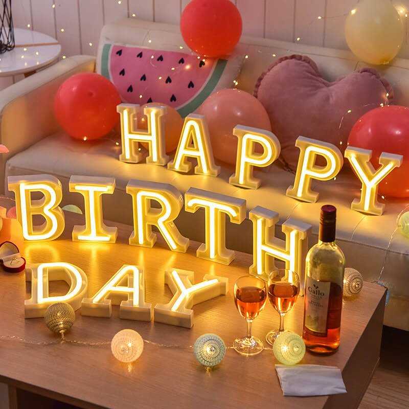 custom LED neon letters signs for home decor