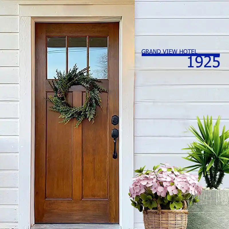 hotel room numbers weatherproof metal address plaques for outdoor house numbers